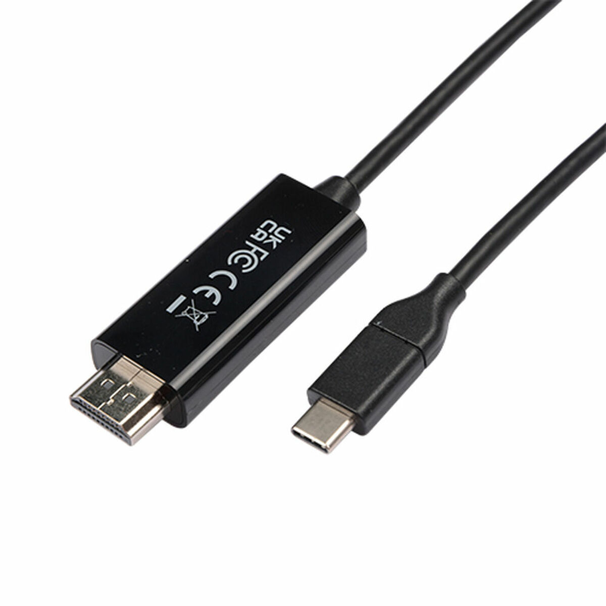 USB-C til HDMI-Adapter V7 V7UCHDMI-1M Svart 1 m